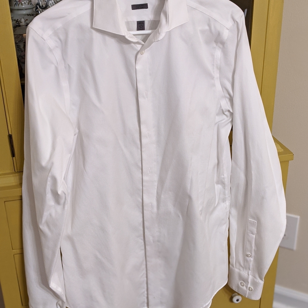 CK Calvin Klein Slim Fit Non-Iron Dress Shirt
